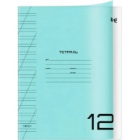 Caiet BG 12p Neon Blue (Т5ск12_пл 62290)