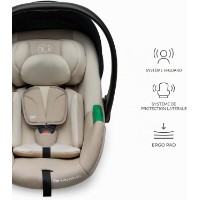 Scaun auto pentru copii Kinderkraft Mink Pro 2 i-Size Beige (KCMINPR2BEG0000) imaginea #4 — magazin online Desire.md
