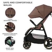 Carucior Kinderkraft Trig 3 Brown (KSTRIG03BRW0000) imaginea #2 — magazin online Desire.md