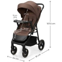 Carucior Kinderkraft Trig 3 Brown (KSTRIG03BRW0000) imaginea #5 — magazin online Desire.md