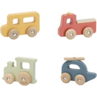 Set de mașini Viga Wooden Toy Vehicle Set 6pcs (44282)