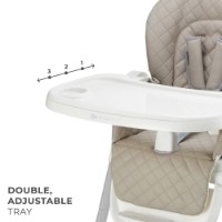 Стульчик для кормления Kinderkraft Tulo Beige (KHTULO00BEG0000) фото №2 — интернет-магазин Desire.md