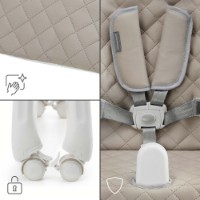 Стульчик для кормления Kinderkraft Tulo Beige (KHTULO00BEG0000) фото №3 — интернет-магазин Desire.md