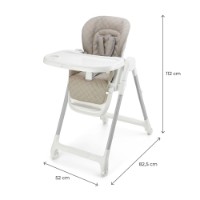 Стульчик для кормления Kinderkraft Tulo Beige (KHTULO00BEG0000) фото №4 — интернет-магазин Desire.md