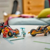 Set de construcție Lego Ninjago: Kai and Cole's Combiner Vehicles (71864) imaginea #6 — magazin online Desire.md