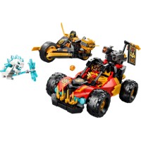 Set de construcție Lego Ninjago: Kai and Cole's Combiner Vehicles (71864)