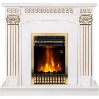 Электрокамин Art Flame Calisto & Gala gold