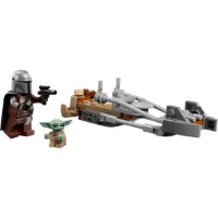 Set de construcție Lego Super Mario: The Mandalorian & Grogu's Speeder Bike (75436)