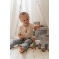 Set de construcție Little Dutch Forest Friends Building Blocks (LD7245) imaginea #3 — magazin online Desire.md