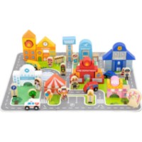 Set de construcție Viga City Building Blocks 100pcs (44705) imaginea #4 — magazin online Desire.md