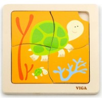 Set de puzzle Viga Animals 12pcs (51424)  imaginea #2 — magazin online Desire.md