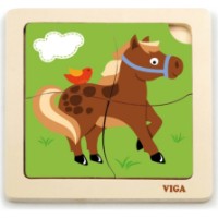 Set de puzzle Viga Animals 12pcs (51424)  imaginea #6 — magazin online Desire.md