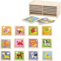 Set de puzzle Viga Animals 12pcs (51424) 