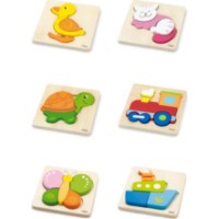 Пазл Viga Handy Wooden Block Puzzles 12pcs (51423) фото №5 — интернет-магазин Desire.md