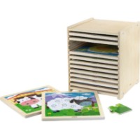 Set de puzzle Viga Wooden Puzzle 12x9pcs (51426)
