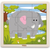 Set de puzzle Viga Wooden Puzzle 12x9pcs (51426) imaginea #6 — magazin online Desire.md