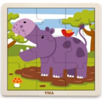 Set de puzzle Viga Wooden Puzzle 12x9pcs (51426) imaginea #7 — magazin online Desire.md