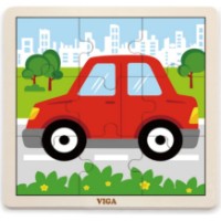 Set de puzzle Viga Wooden Puzzle 12x9pcs (51426) imaginea #9 — magazin online Desire.md