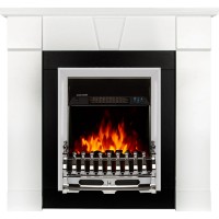 Șemineu electric Art Flame Elyon & Galileo Silver