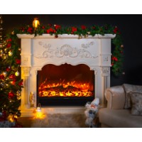 Șemineu electric Art Flame Miraj & Maximus Ivory imaginea #2 — magazin online Desire.md