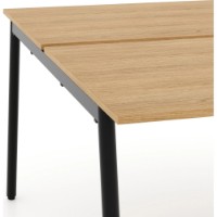 Обеденный стол Deco Saga Twin 138x140 Oak Sonoma/Black (T2SAGT1414) фото №2 — интернет-магазин Desire.md