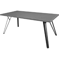 Обеденный стол Deco Tokyo 135x75x75H Dark Grey