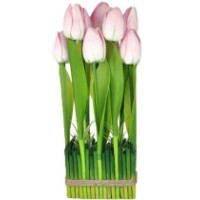 Floare decorativă Casa Masa Lalele 39cm Pink (DK25271/DK24115)