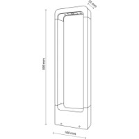 Aplică exterior Tk-Lighting Arius 19004 Grey M imaginea #6 — magazin online Desire.md