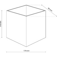 Candelabru de perete Tk-Lighting Cube 18086 Grey imaginea #6 — magazin online Desire.md