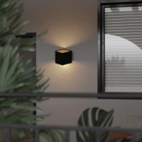 Candelabru de perete Tk-Lighting Cube 18182 Black imaginea #2 — magazin online Desire.md