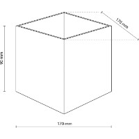 Candelabru de perete Tk-Lighting Cube 18182 Black imaginea #5 — magazin online Desire.md