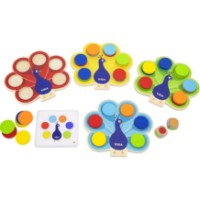 Joc educativ de masa Viga Peacock Colour Matching Game (44660) imaginea #5 — magazin online Desire.md