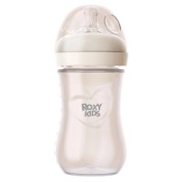 Biberon pentru bebeluș Roxy Kids 240ml 3+ (RBTL-008-GLA-I)