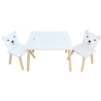Детский столик со стульями U-grow Bear (UG-74KINET)