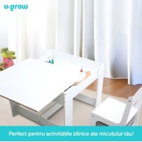 Măsuță pentru copii cu scaune U-grow UGMS-5601-GR imaginea #8 — magazin online Desire.md