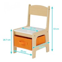 Măsuță pentru copii cu scaune U-grow UGMS-5601-NAT imaginea #8 — magazin online Desire.md