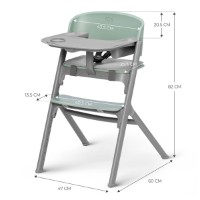 Scaun de masa Kinderkraft Livy Calmee Olive Green (KHLICA00GRE0000) imaginea #9 — magazin online Desire.md