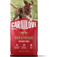 Hrană uscată pentru câini Carnilove Active Adult All Breeds Duck & Pheasant 12kg