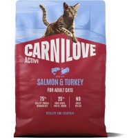 Hrană uscată pentru pisici Carnilove Active Adult All Breeds Salmon & Turkey 2kg imaginea #1 — magazin online Desire.md
