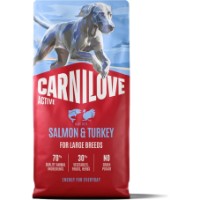 Hrană uscată pentru câini Carnilove Active Salmon & Turkey  for Adult Large Breeds 12kg