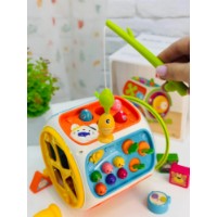 Busy Board Bibiin Toys 9in1 (6213) imaginea #6 — magazin online Desire.md