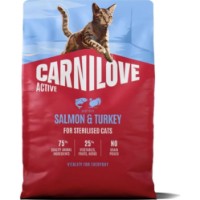 Hrană uscată pentru pisici Carnilove Active Sterilised Adult All Breeds Salmon & Turkey 2kg