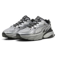 Adidași pentru copii Puma Fade LS Y2K Gray Echo/Puma Silver, s.37