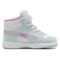 Bocanci pentru copii Puma Rebound Slam Mid Faded Glow Ac+ Inf Aqua Glow/Mauve Glow/Puma White, s.21 imaginea #3 — magazin online Desire.md