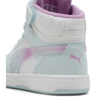 Bocanci pentru copii Puma Rebound Slam Mid Faded Glow Ac+ Inf Aqua Glow/Mauve Glow/Puma White, s.23 imaginea #5 — magazin online Desire.md