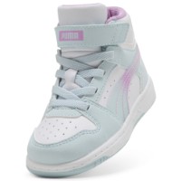 Bocanci pentru copii Puma Rebound Slam Mid Faded Glow Ac+ Inf Aqua Glow/Mauve Glow/Puma White, s.27 imaginea #6 — magazin online Desire.md