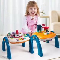 Măsuţă interactivă Bibiin Toys 2in1 Light Blue (8009) imaginea #3 — magazin online Desire.md