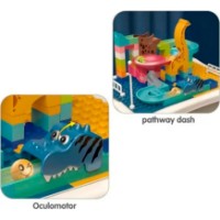Măsuţă interactivă cu scaun Bibiin Toys Blue/White/Yellow (8008) imaginea #3 — magazin online Desire.md