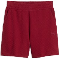 Pantaloni scurți dame Puma Essentials Elevated High-Rise A-Line Garnet Glow, s.XL