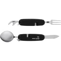 Tacâmuri pentru camping Easy Camp Folding Cutlery Black (680296)